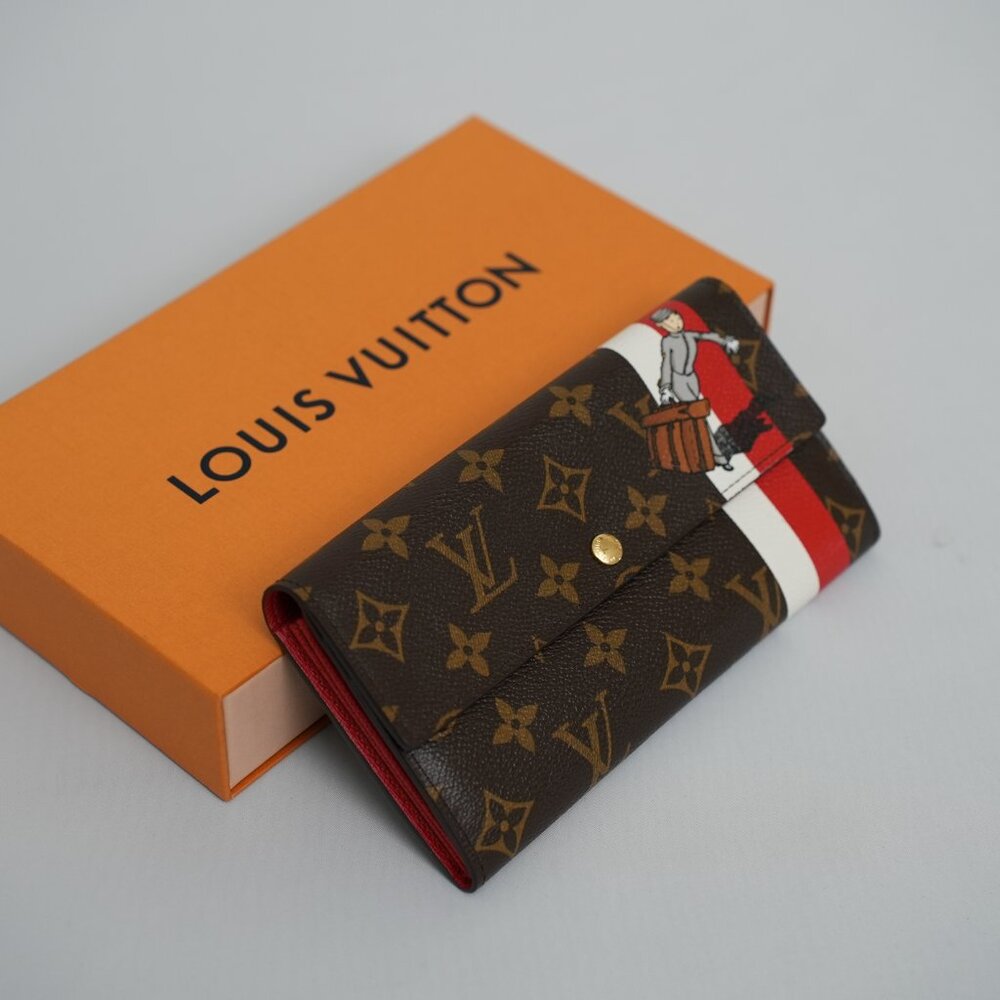 Louis Vuitton Sarah Wallet Monogram Bellboy Animation Limited Edition Rare Mint - Picture 2 of 13